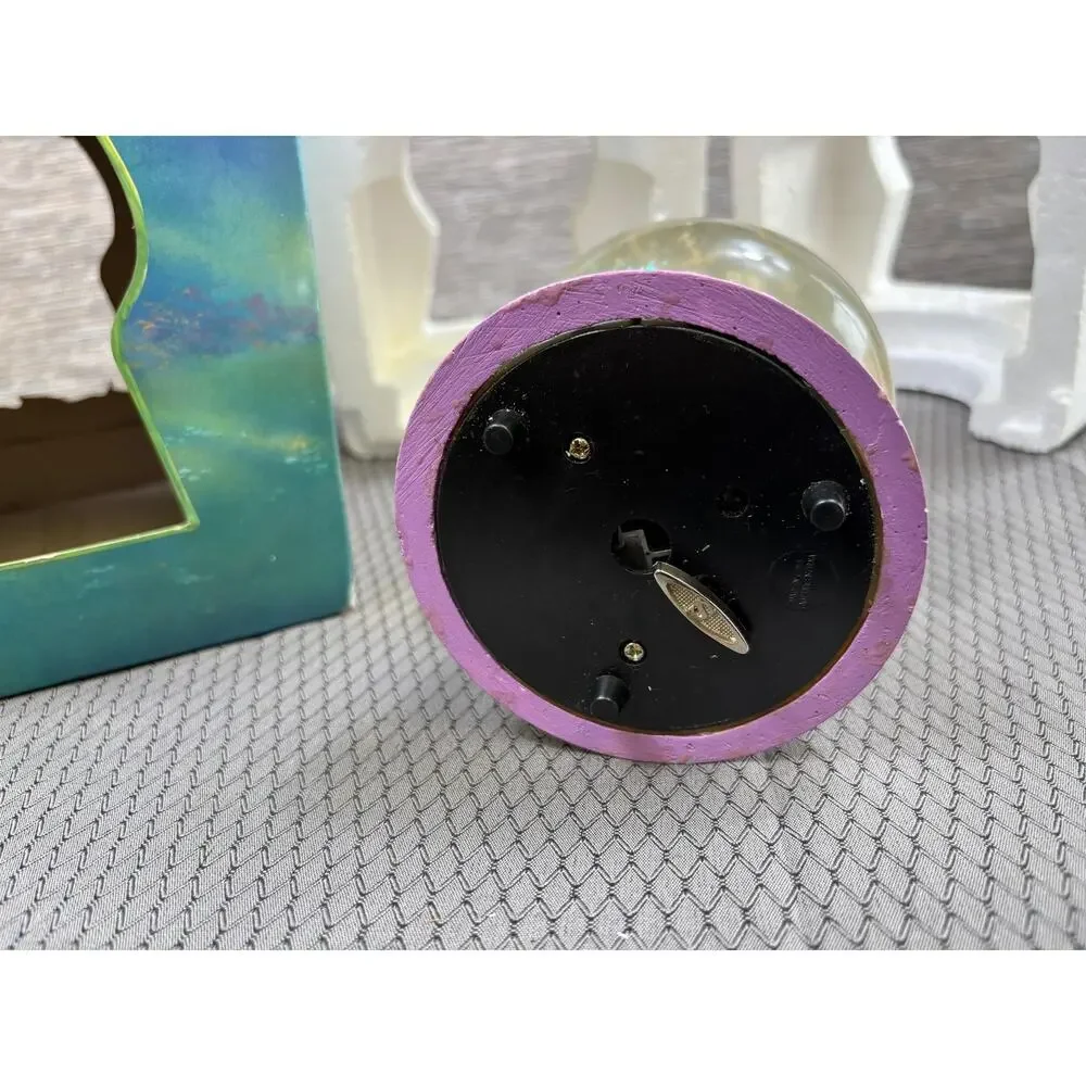 VTG Disney Fairies Tinker Bell Musical Waterball Snow Globe Waltz Of Flowers Box